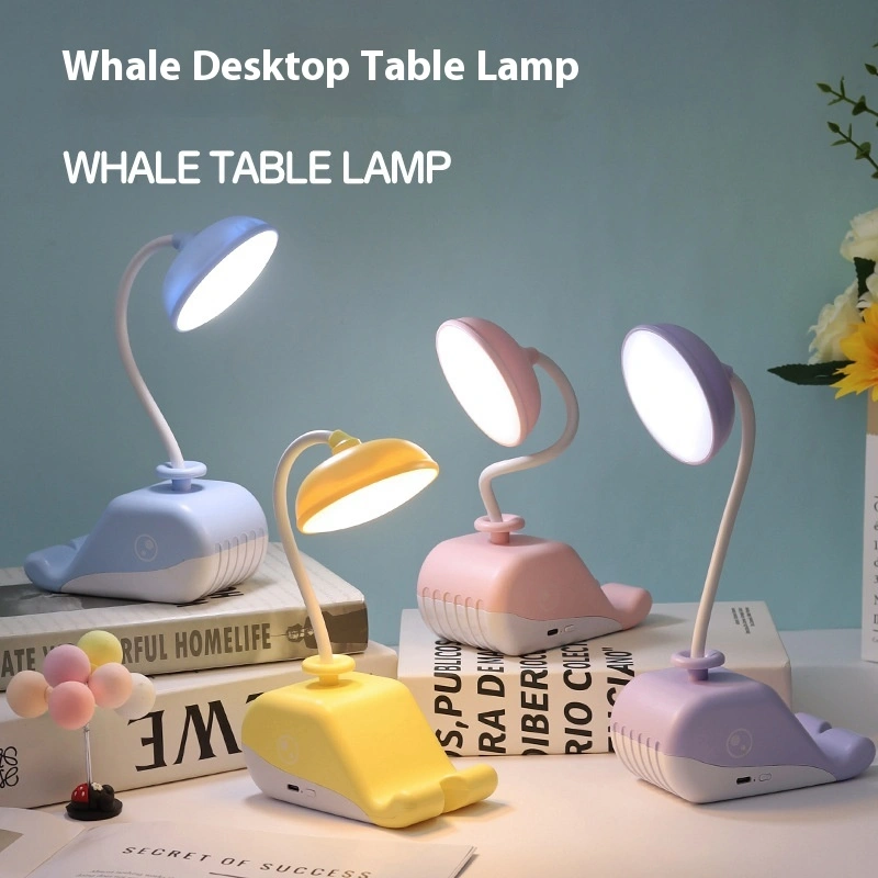 Whale Desktop Lamp USB Rechargeable