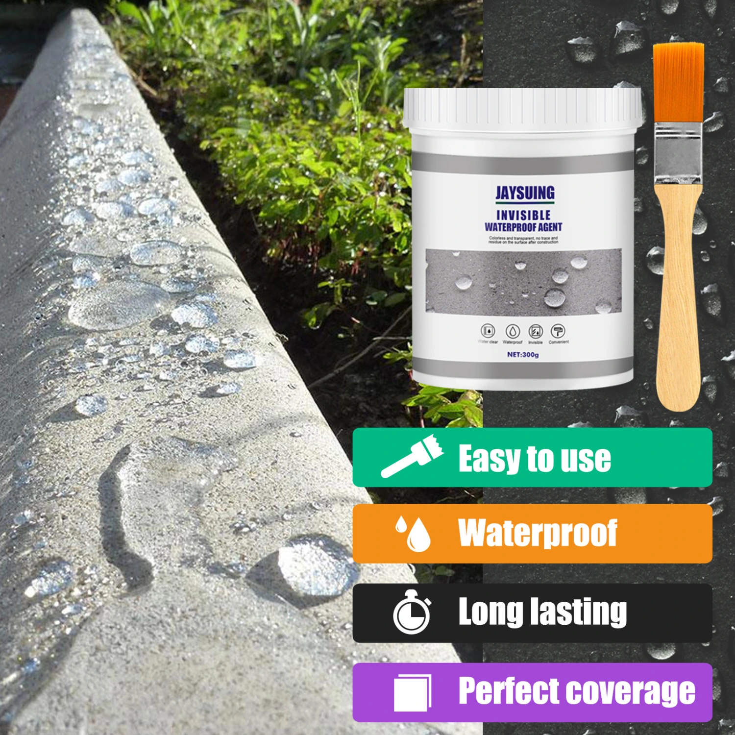 Waterproof Adhesive Sealant Bathroom Kitchen Exterior Wall Leak-proof Repair Brick Leak-proof Sealing Paint