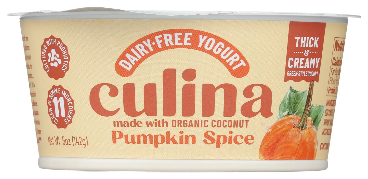 Culina Pumpkin Spice Plant Based Yogurt, 5 Oz