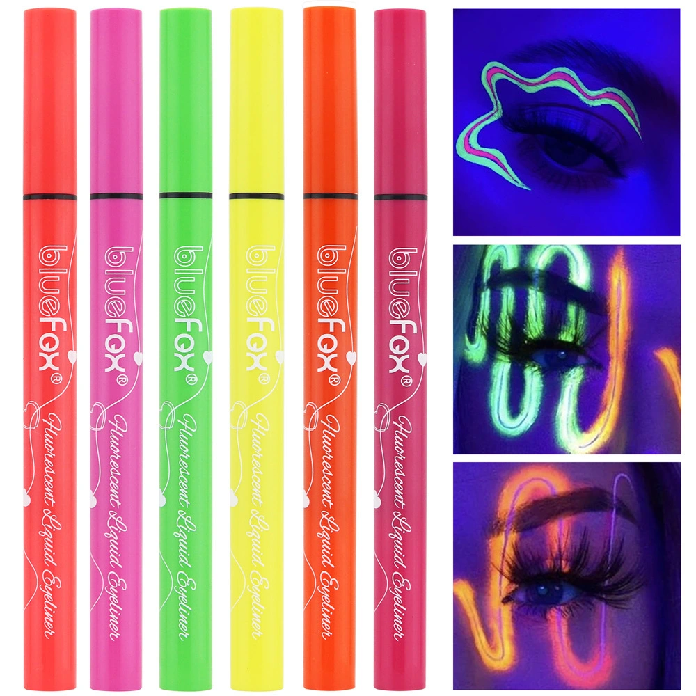 Color Fluorescent Eyeliner Waterproof Matte Quick-drying Not Easy To Smudge