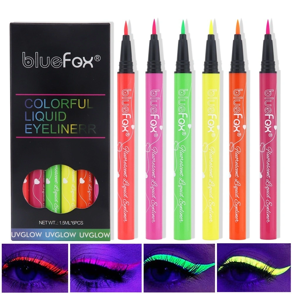 Color Fluorescent Eyeliner Waterproof Matte Quick-drying Not Easy To Smudge