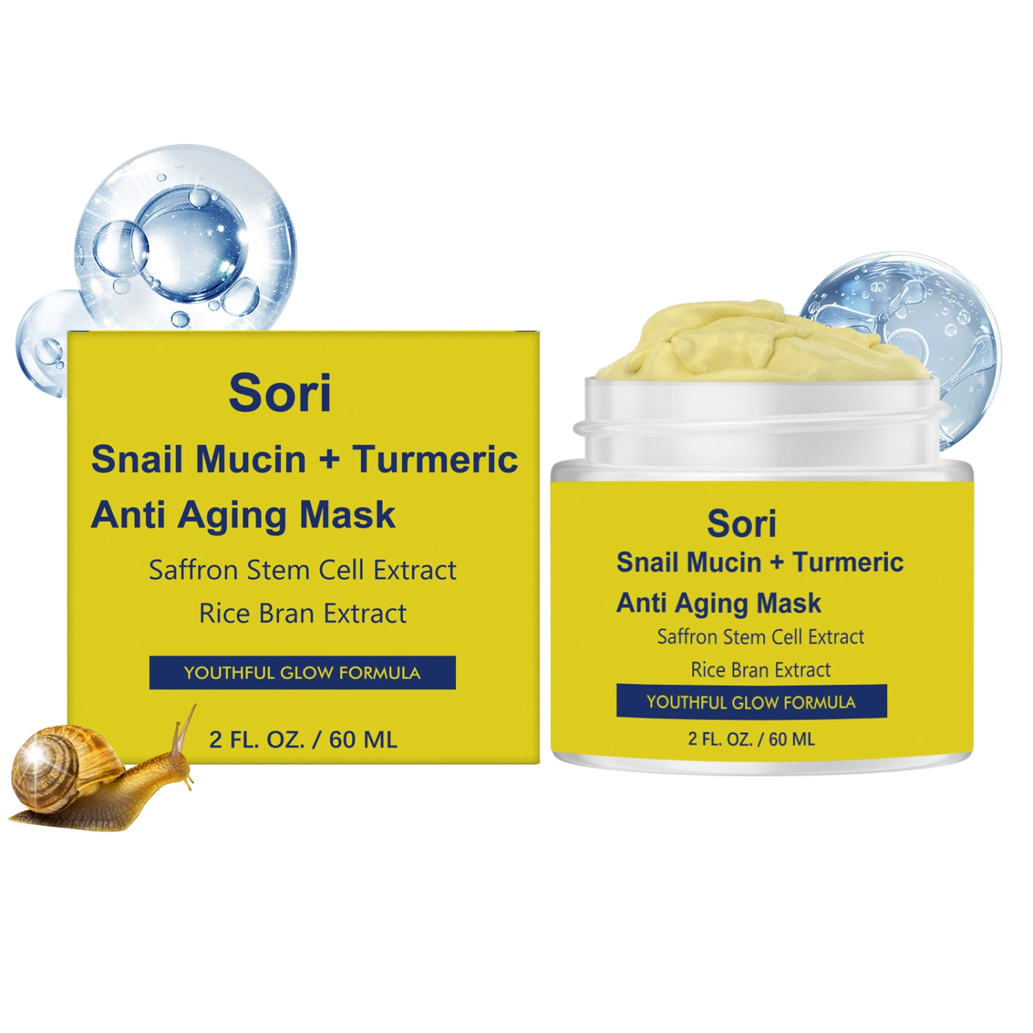 I Snail Mucus Turmeric Mask