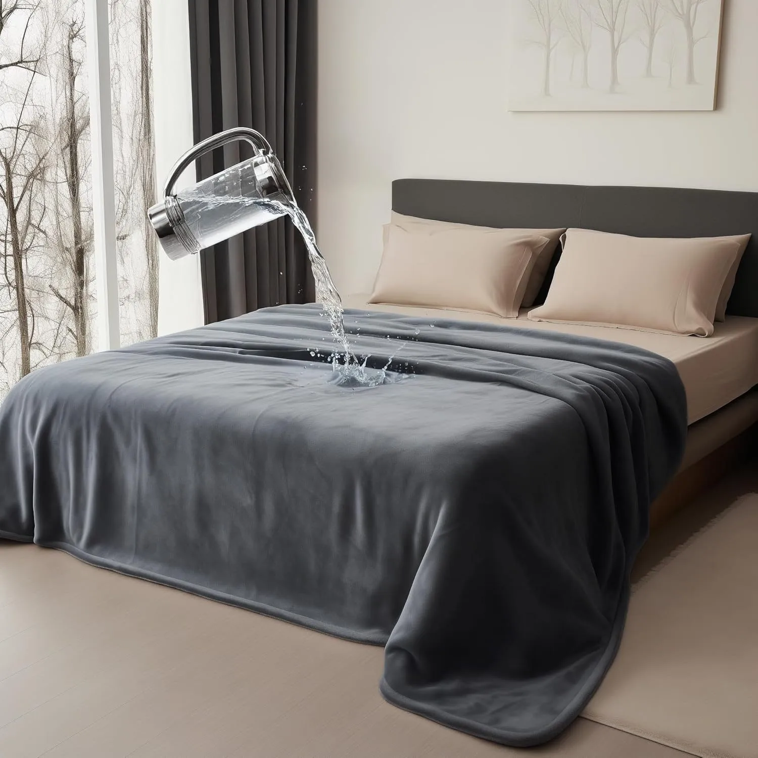 Double-sided Flannel Blanket Pet Blanket Couple Waterproof Supplies