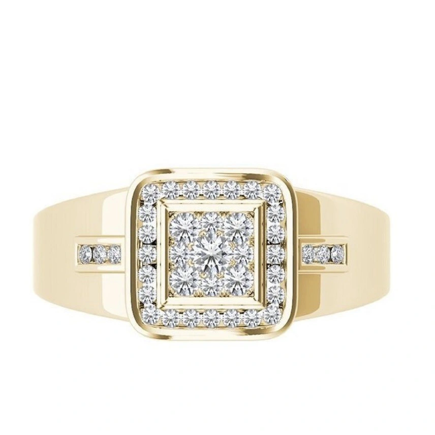 Ring European And American Imitation Gold Men's Accessories Jewellery Processing