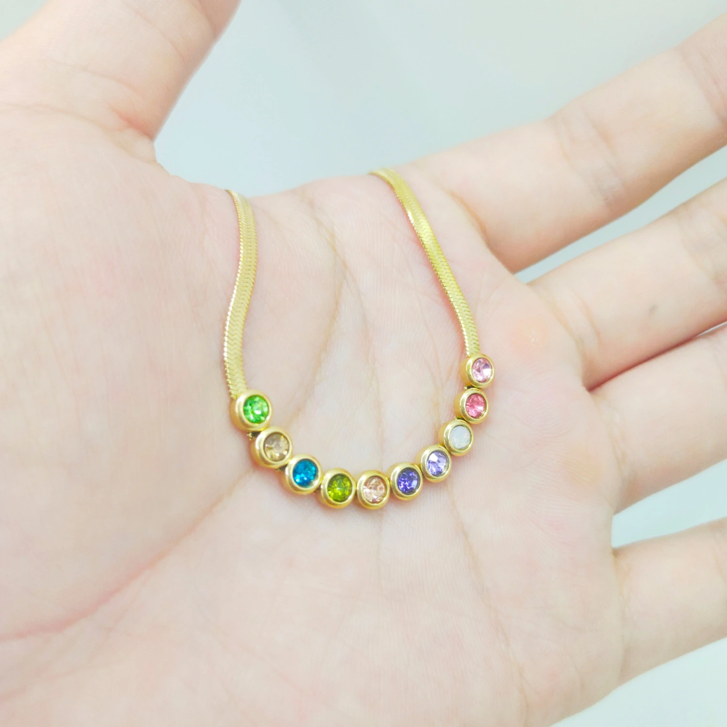 Women's European And American Simple Blade Bracelet