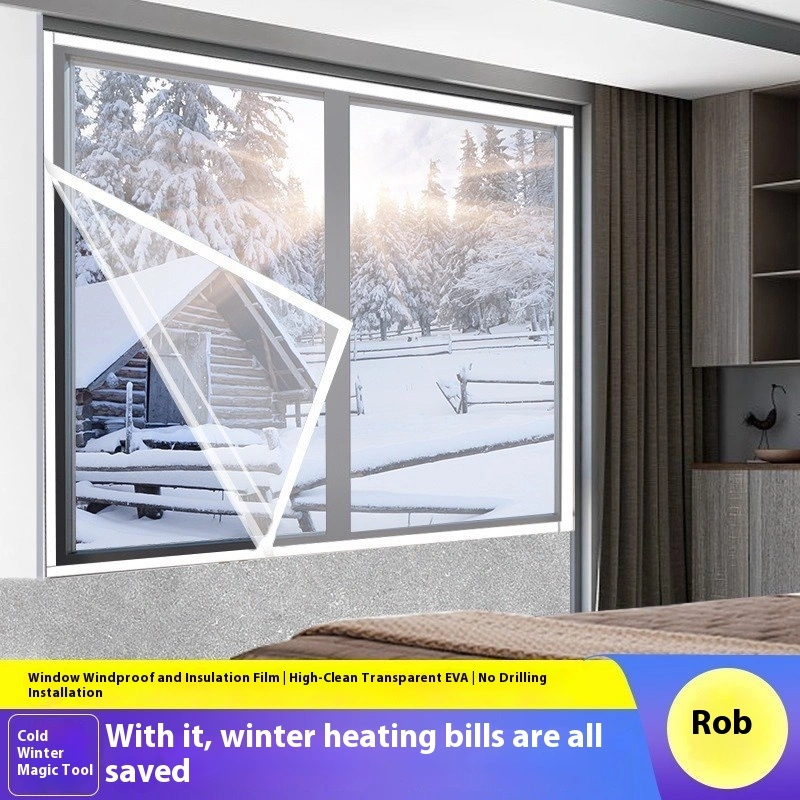 Winter Window Heat Insulation Membrane Velcro