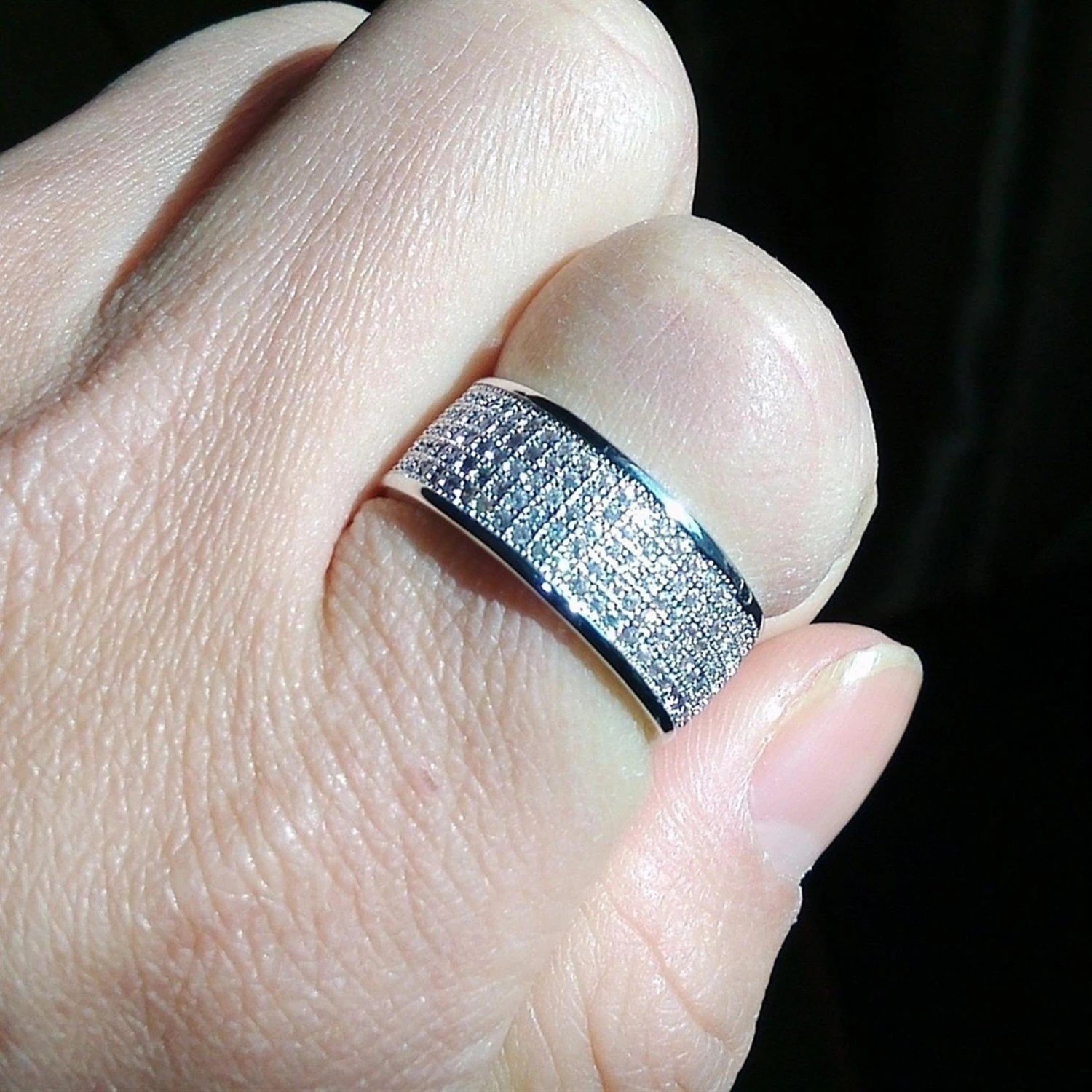 Diamond Five-row Ring