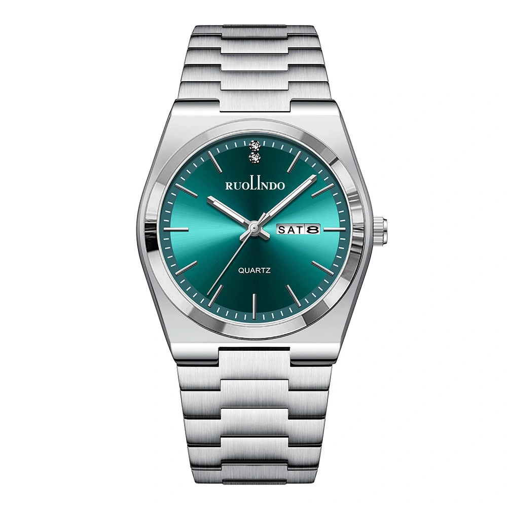 Double Calendar Advanced Stainless Steel Luminous Men's Watch