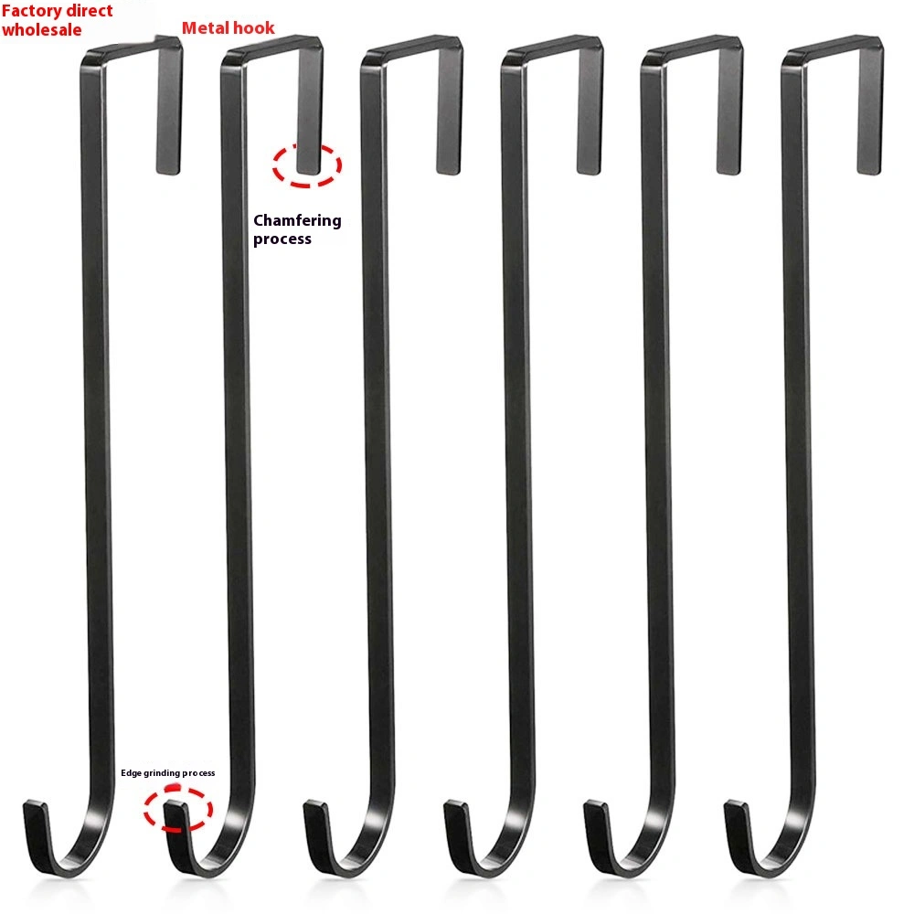 Garland Hook Retractable Christmas Decorative Door Rear Hook Metal Iron Hook Christmas Iron Hook