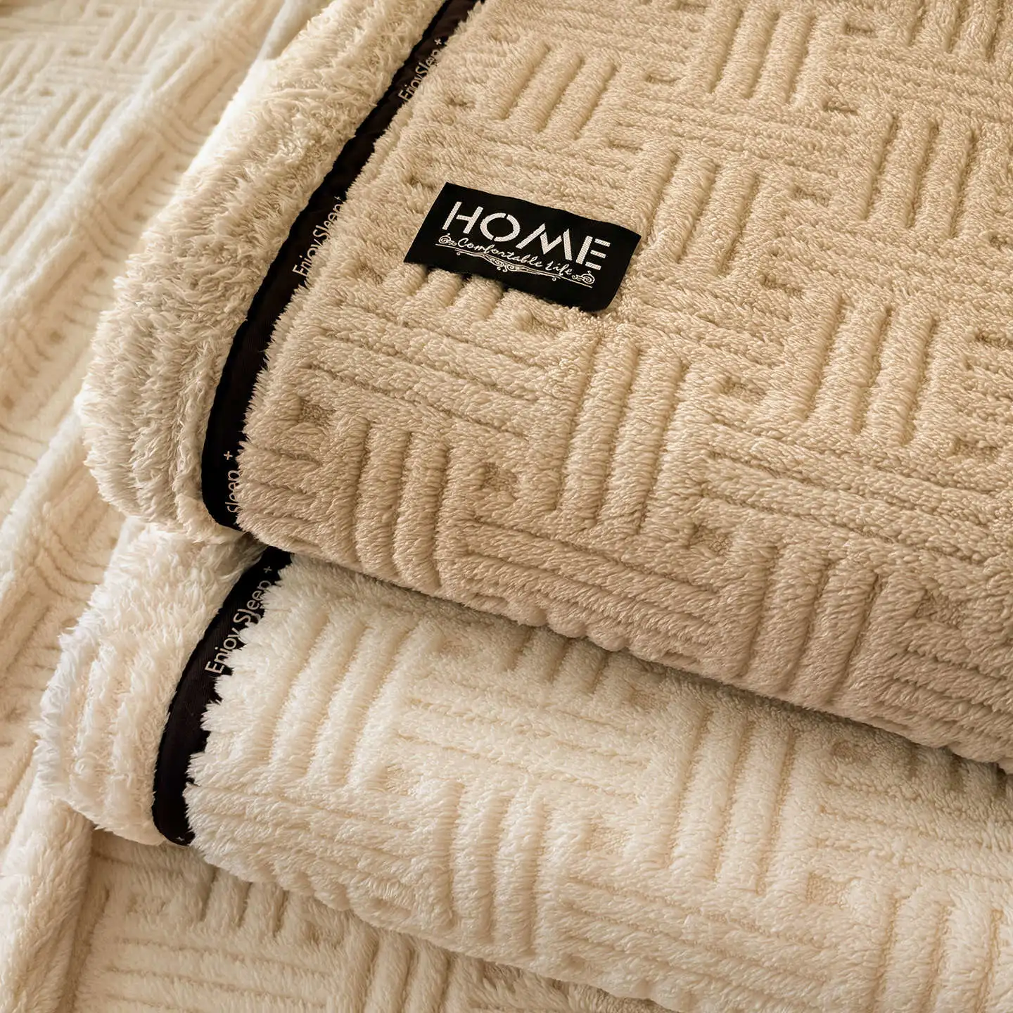 Coral Fleece Blanket Thickening Winter Office Nap Air Conditioner