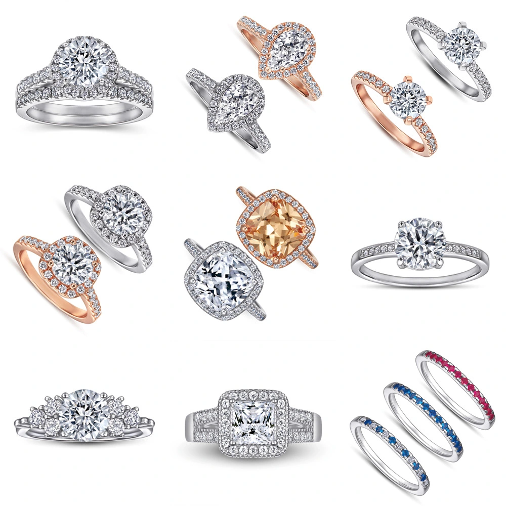 925 Sterling Silver Ring For Women Combination Sets