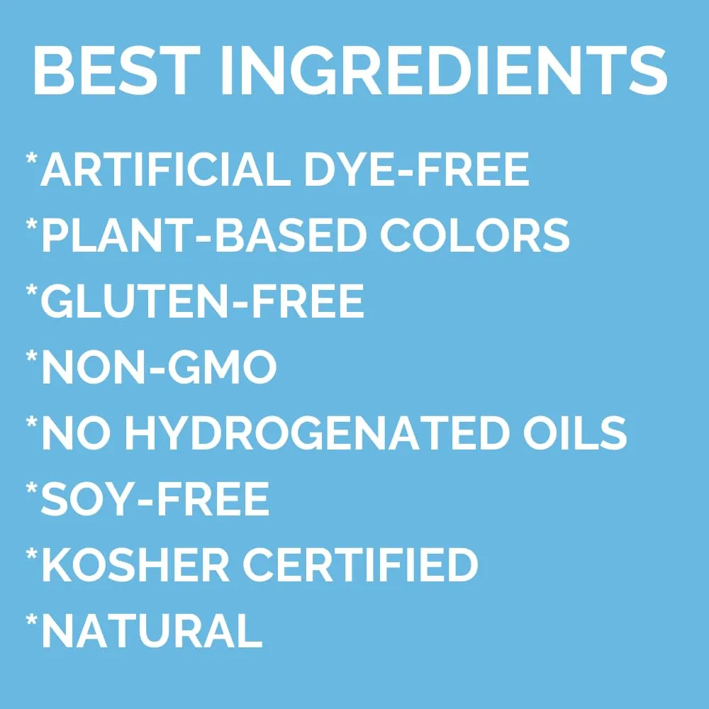 Color Kitchen White Sprinkles Natural Ingredients Baking Cake Decorations, Ice Cream, Cookie, Artificial Dye-free, Plant-Based Colors, Gluten-Free, Non-GMO, No Hydrogenated Oils, Soy-Free, Kosher, 3 OZ