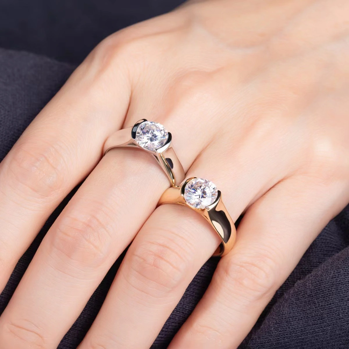 Women's High-grade Special-interest Design Geometric Ring