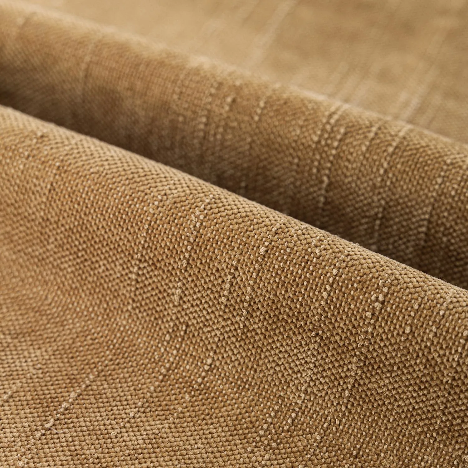 Foindtower Set of 2 Soft Textured Chenille Throw Decorative Pillow Covers Square Accent Solid Cushion Cover Neutral Farmhouse Pillow Case for Couch Sofa Bedroom Living Room 22x22 Inch,Golden Brown