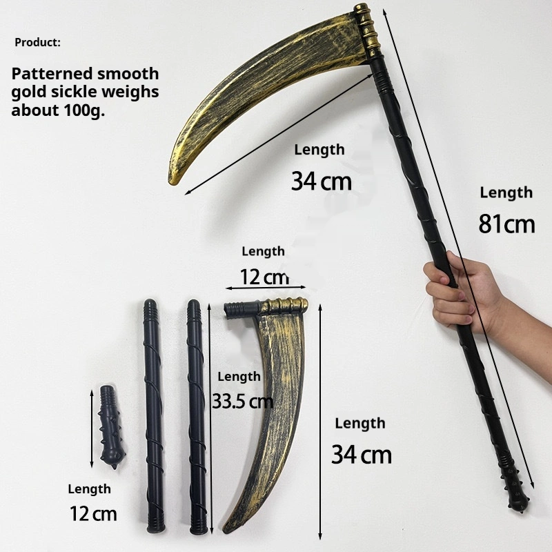 Halloween Children's Stage Performance Toy Death Sickle Props