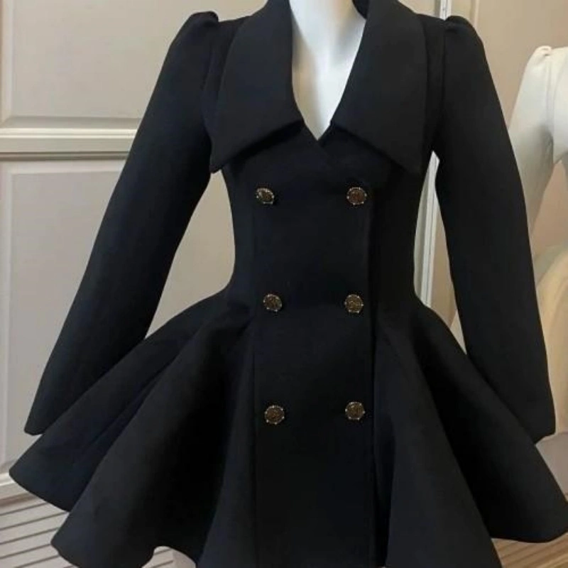 Women's Thickened Warm Woolen Long Coat