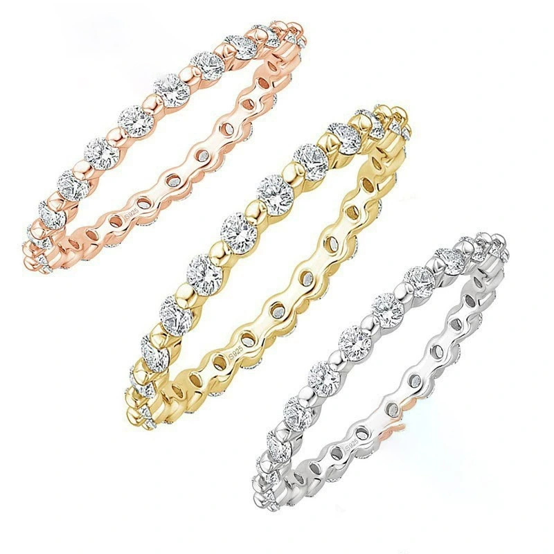 Cubic Women's Simple Stacked Ring
