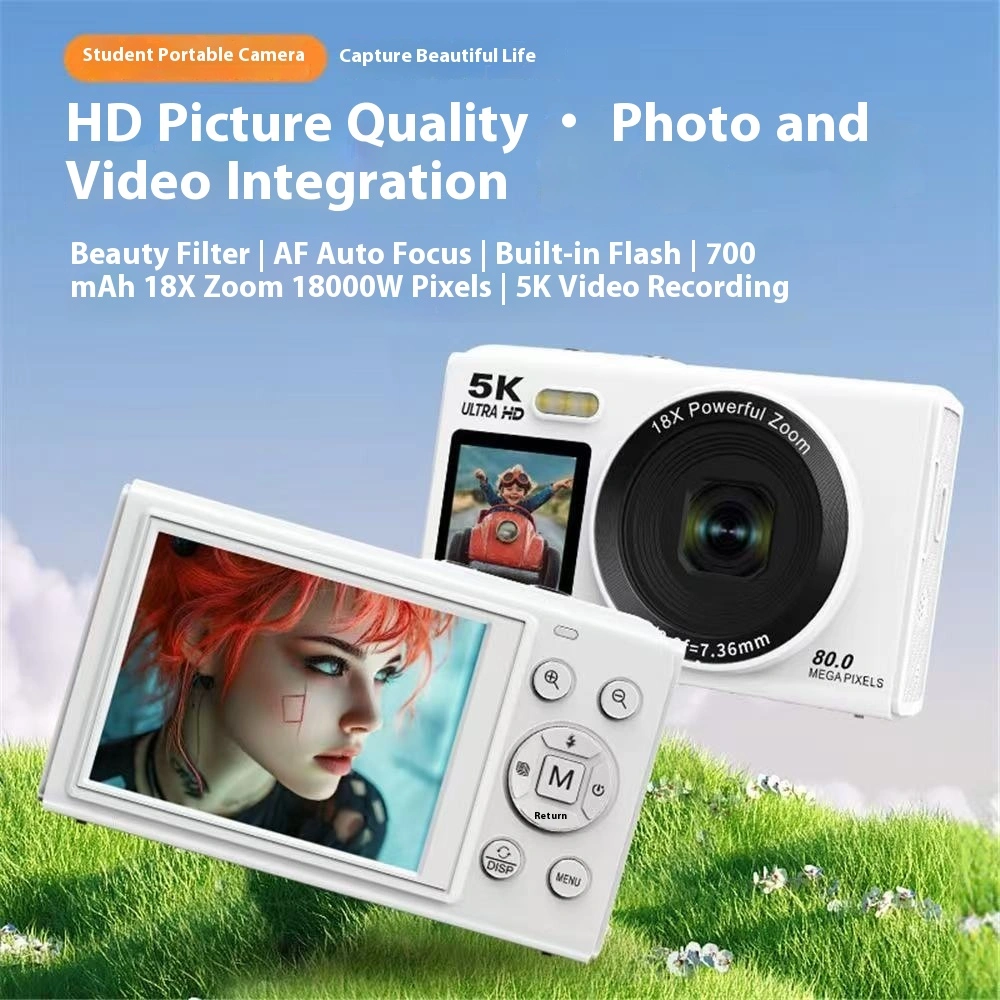 HD Dual-screen Selfie Video WIFI Mobile Phone Portable Digital Camera