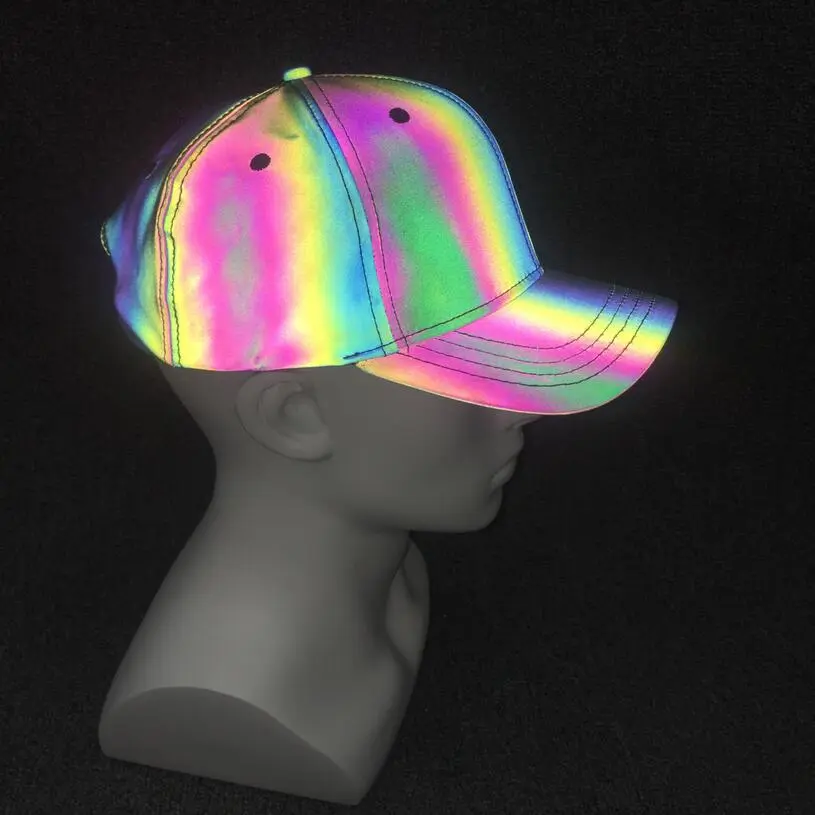 Colorful Reflective Men's And Women's Sun Hats