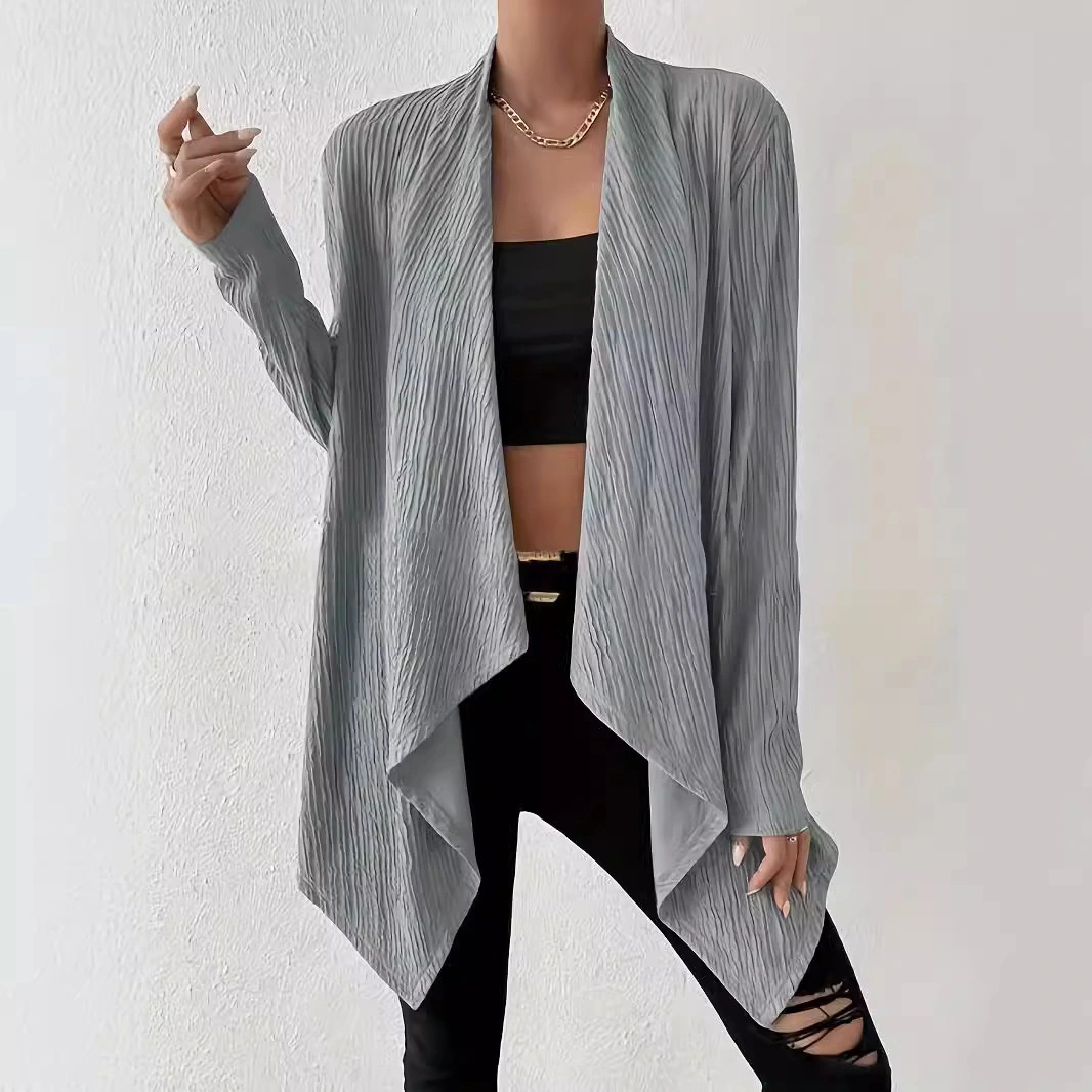 Casual Loose Cardigan Knitted Coat Women's Clothing