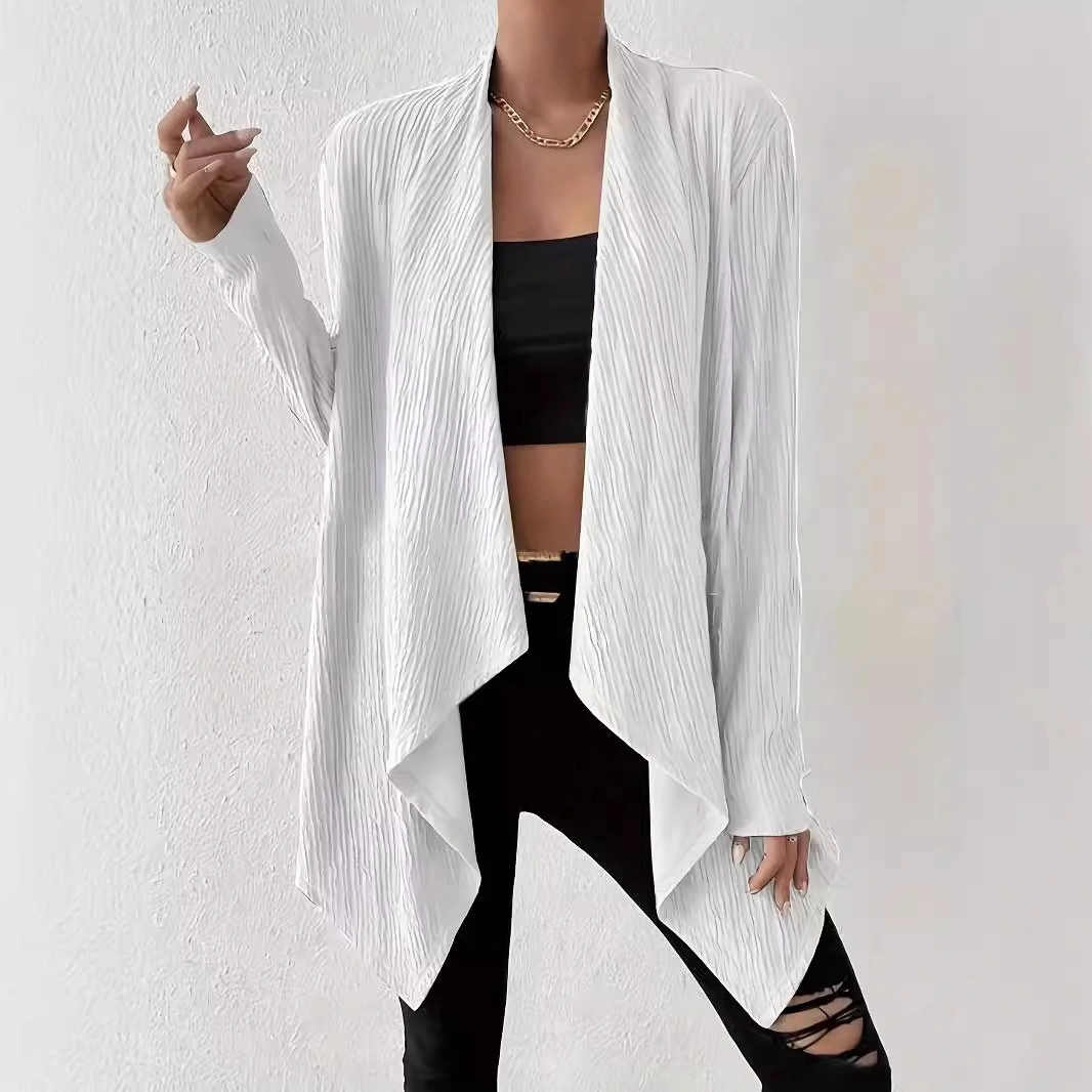 Casual Loose Cardigan Knitted Coat Women's Clothing