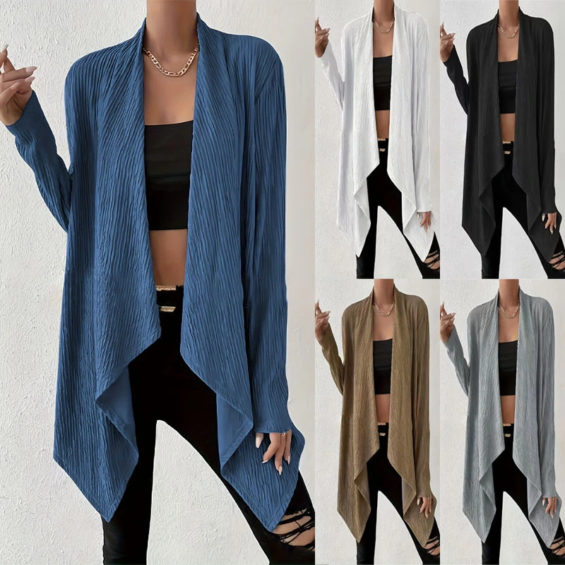 Casual Loose Cardigan Knitted Coat Women's Clothing