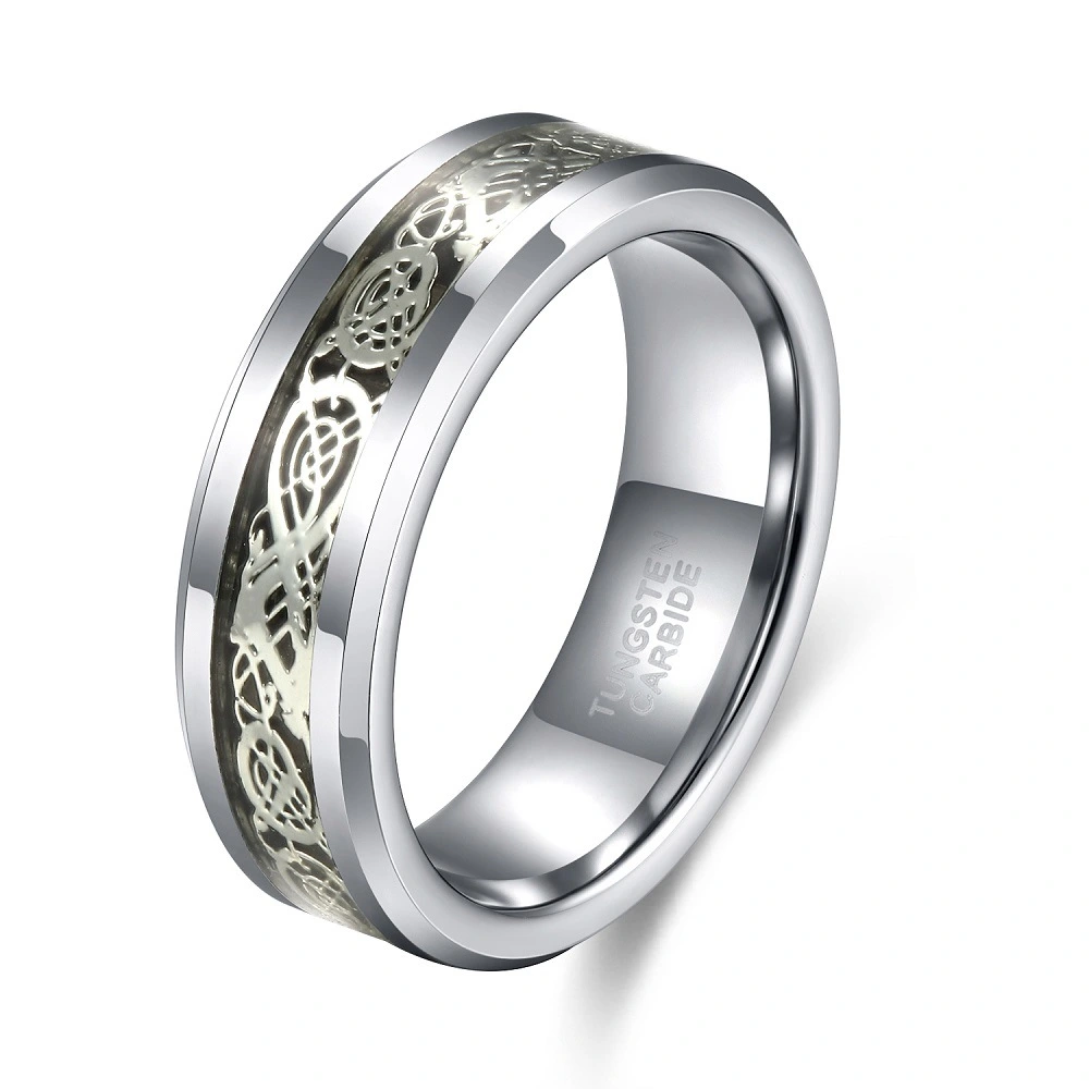 Personalized Men's High Sense Tungsten Ring