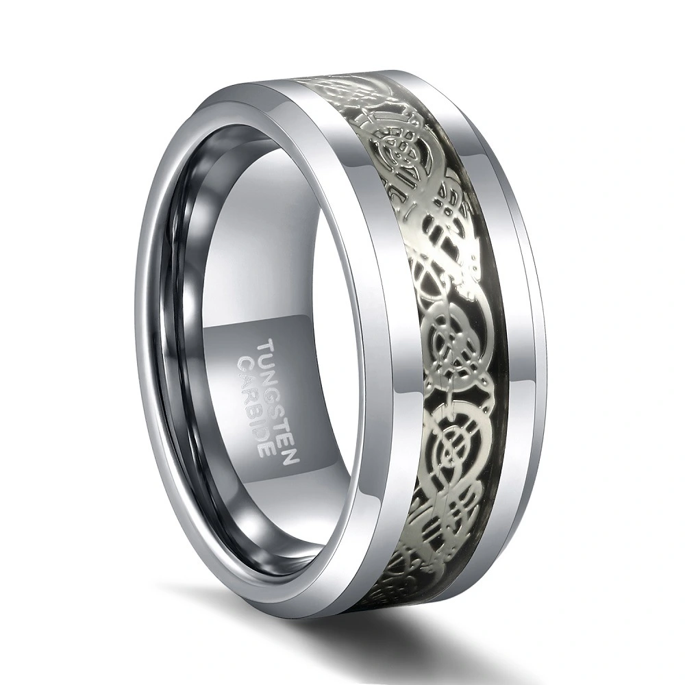 Personalized Men's High Sense Tungsten Ring