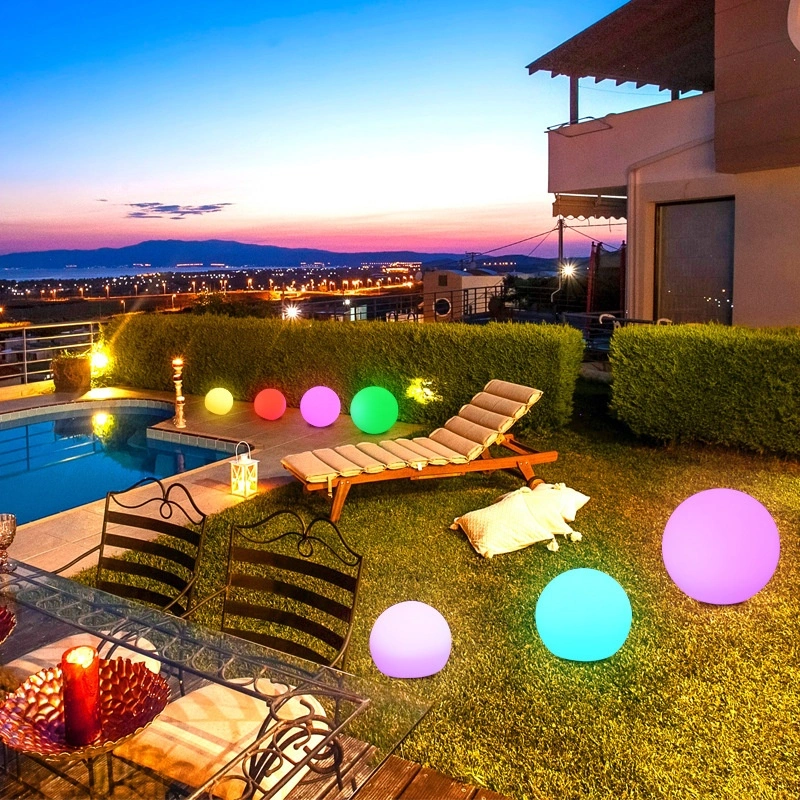 Led Luminous Ball Light Waterproof Solar Decorative Lamp Scene