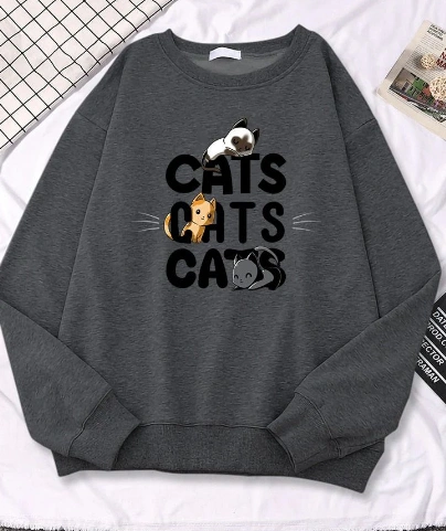 Autumn And Winter Hoodie Round Neck