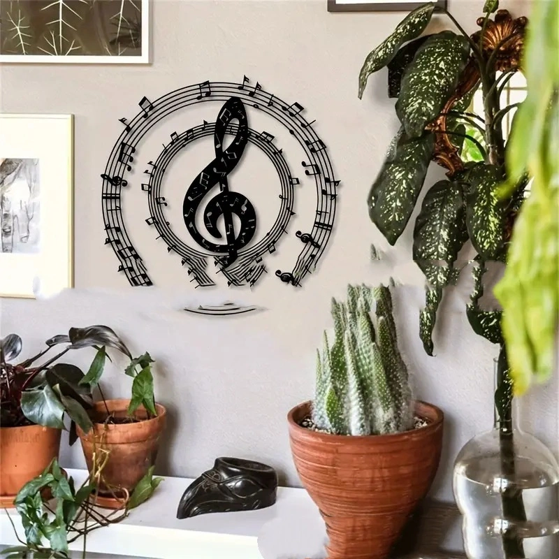 Creative Living Room Metal Mural Pendant Bedroom Wall Decoration