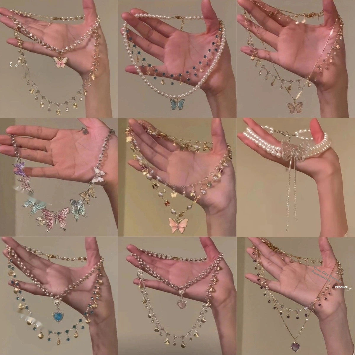 Twin Niche High-grade Retro Clavicle Chain For Women