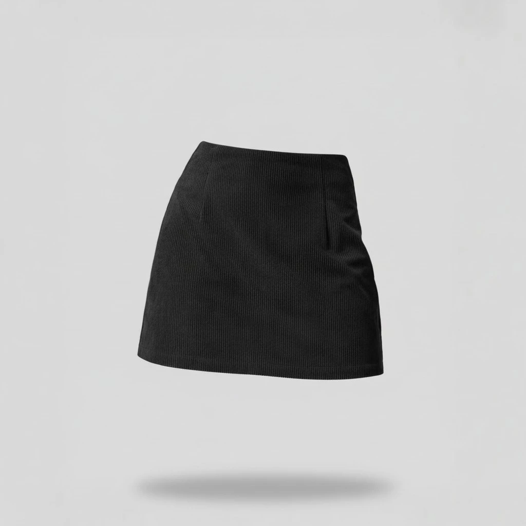 Women's European And American Corduroy A- Line Skirt