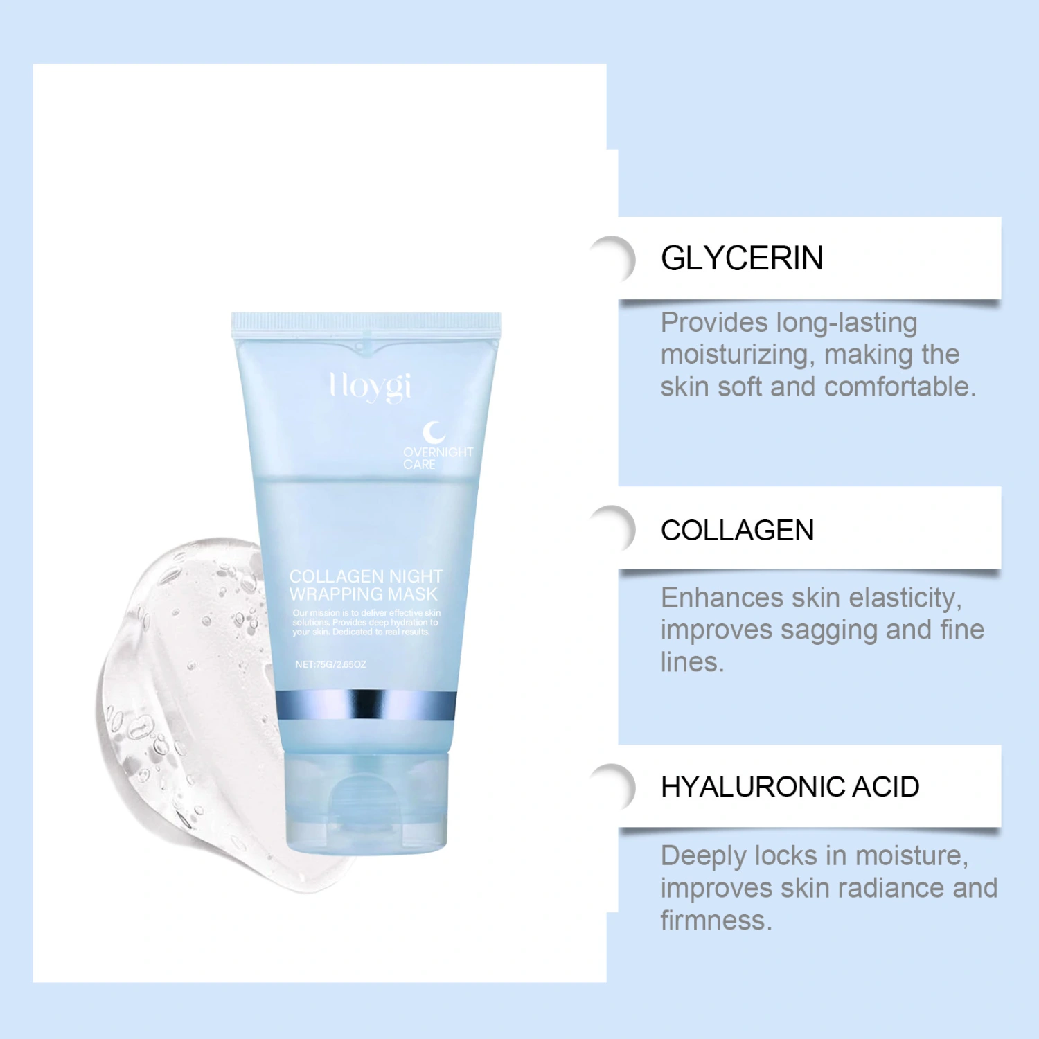 HOYGI Collagen Tearing Mask Gentle Exfoliating
