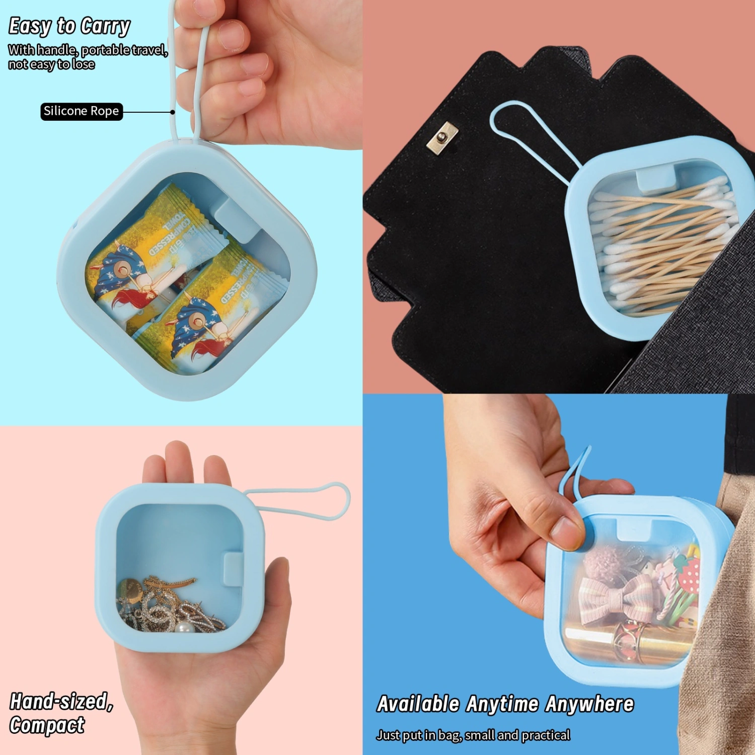 Portable Travel Portable Cosmetics Storage Box