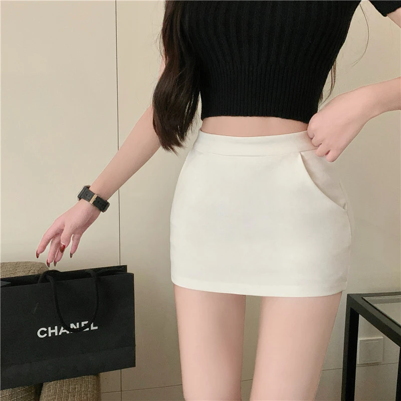 Women's Simple Elegant Bodycon Hip Skirt