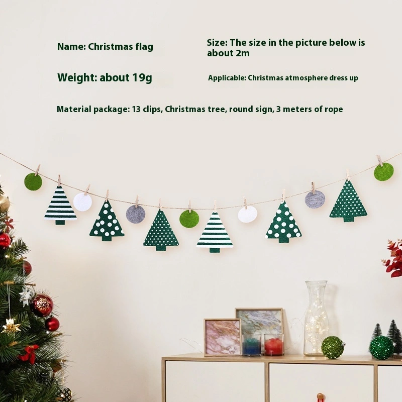 Christmas Decorations Party Arrangement Decoration Photo Wall Clip