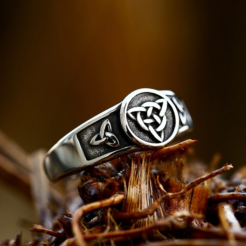 Retro Viking Celtic Knot Simple Fashion Men's Ring