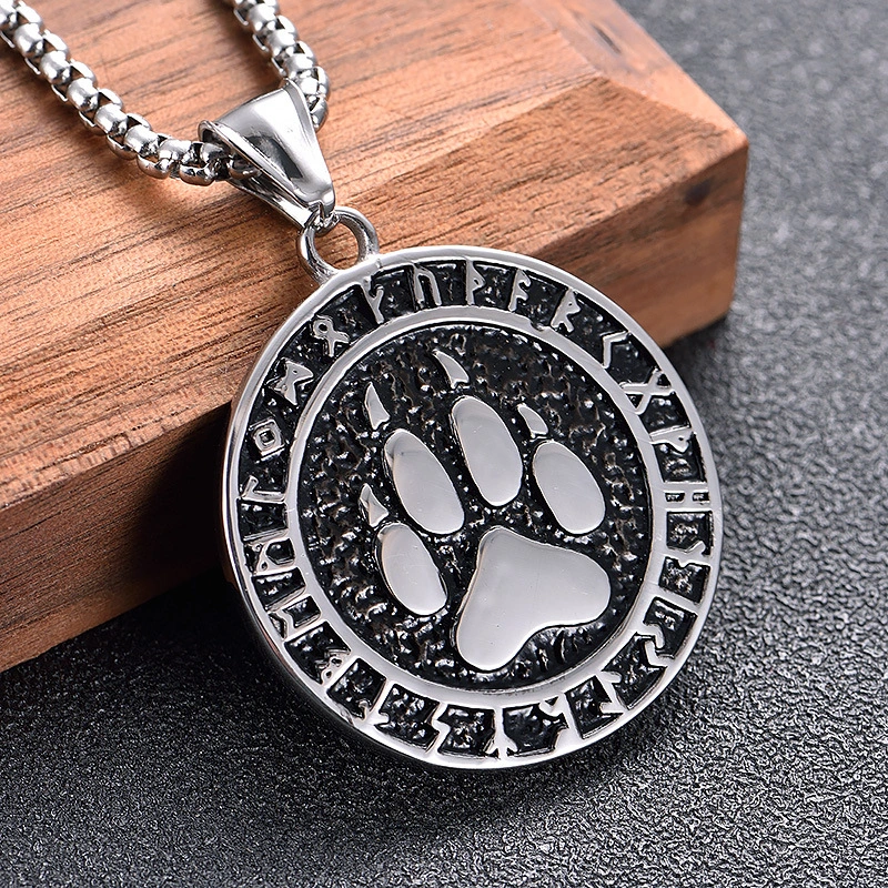 Letter Stainless Steel Pendant Casting Fine Throw Dog Tag Pendant