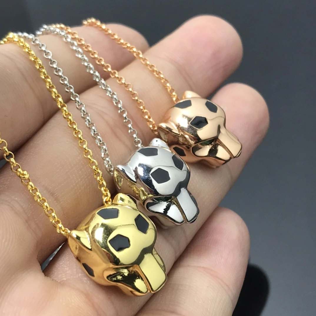 Leopard Head Necklace Women's Fashion All-match Light Luxury Minority Design Sense