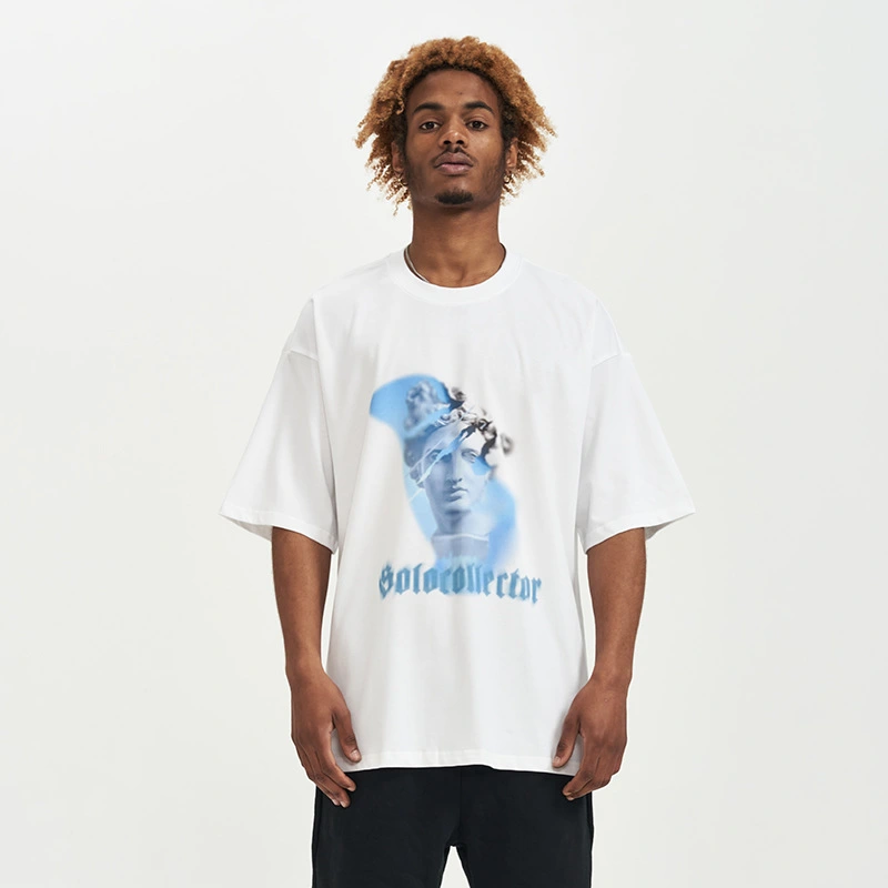 Fashion Loose Cool Oil Painting Men's Top