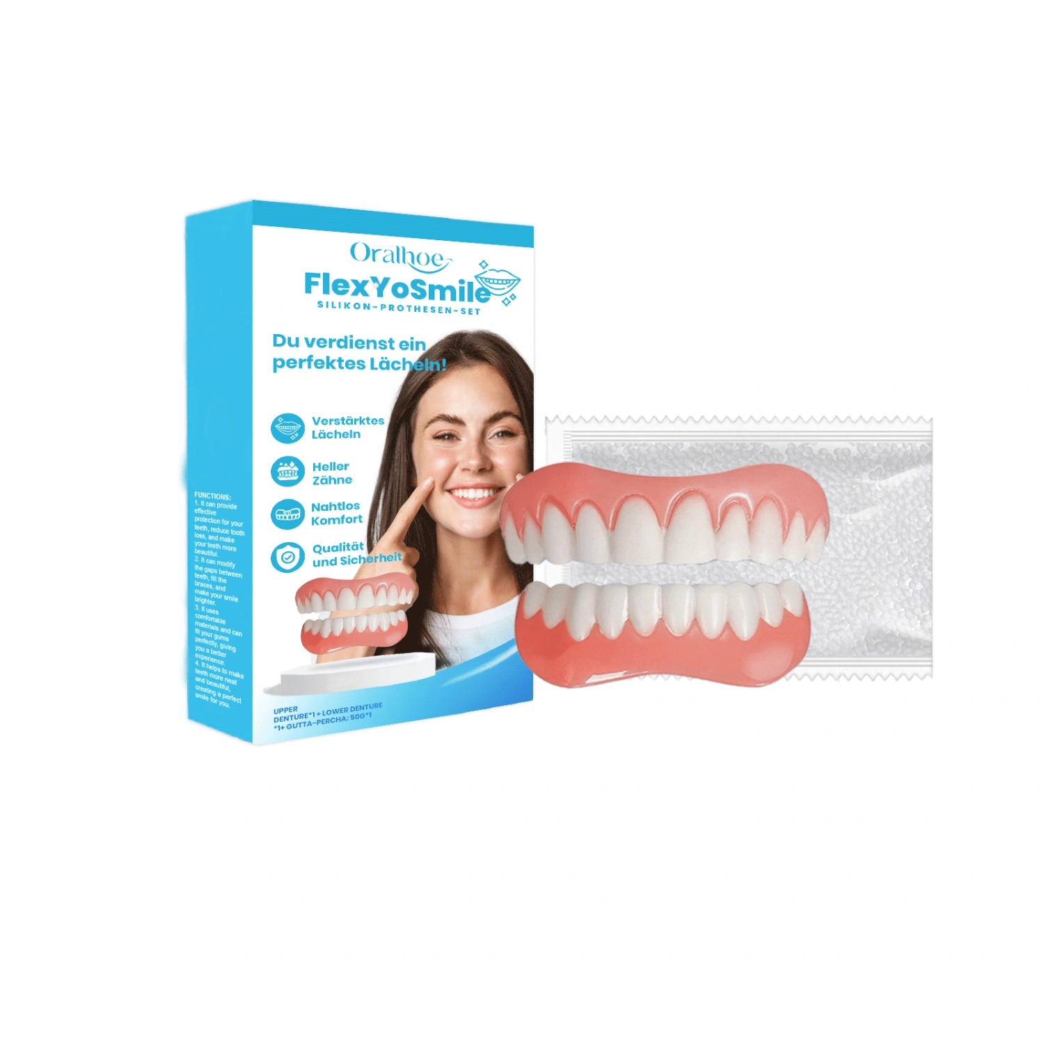 Beautiful Tooth Decoration False Tooth Set