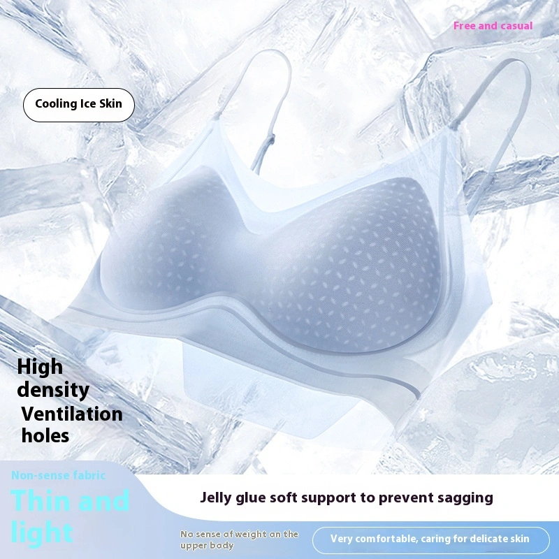 Fashion Ice Silk Cool Female Bra Vest