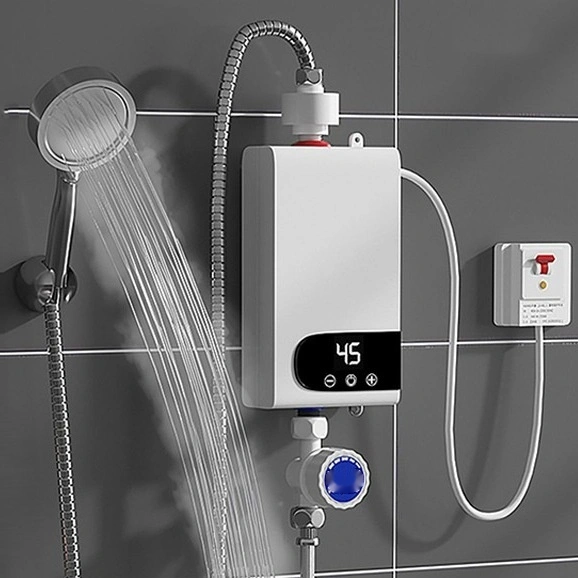 Quick-heating Small Electric Water Heater Intelligent Frequency Conversion Shower Suit