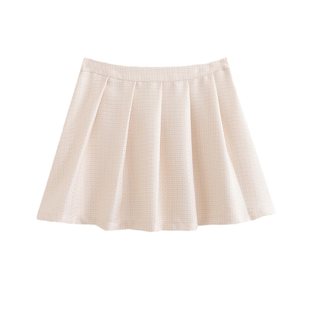 European And American Style Chic Chanel-style Tube Top Skirt Two-piece Set