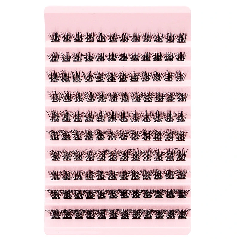False Eyelashes Suit Single Cluster Thick Curl Long Hot Melt Stem Individual False Eyelash Flatness