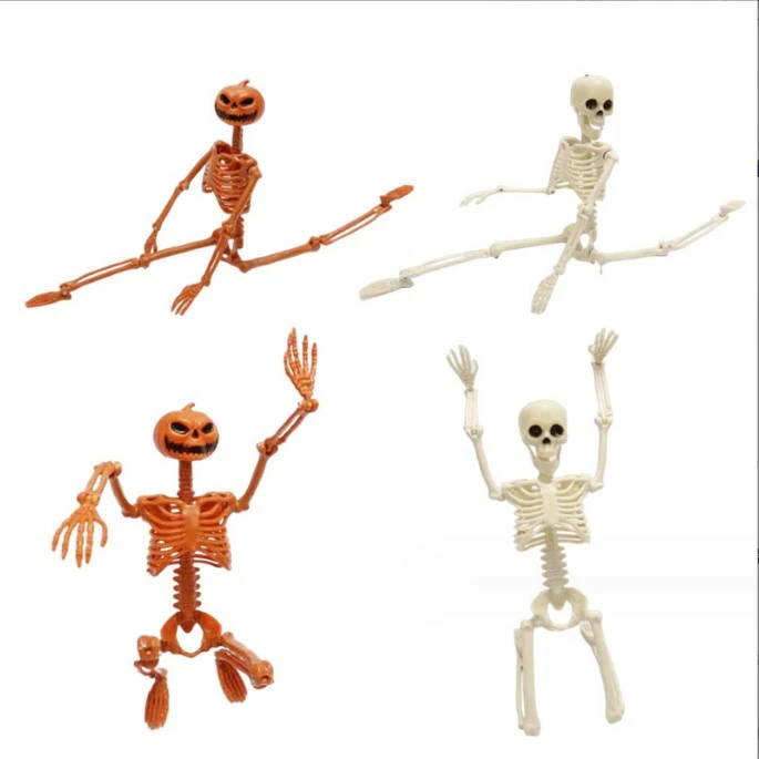 New Skull Joint Adjustable Halloween Horror Ornaments Human Skeleton 40