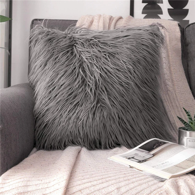 Home Fashion Personality Solid Color Pillowcase