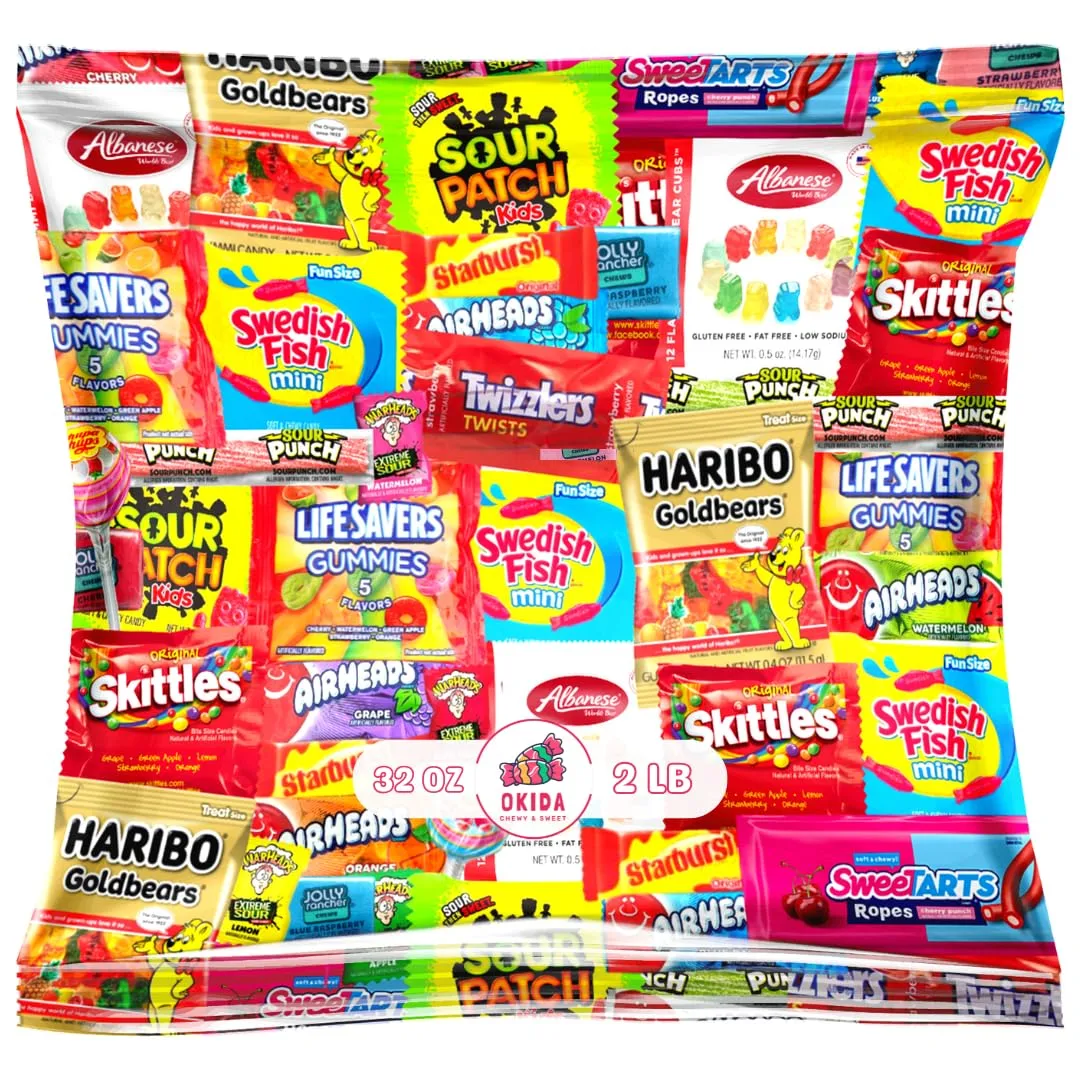 Bulk Candy Variety Pack - Individually Wrapped Party Candy Assortment - candy For Every Occasion! (2 LB)