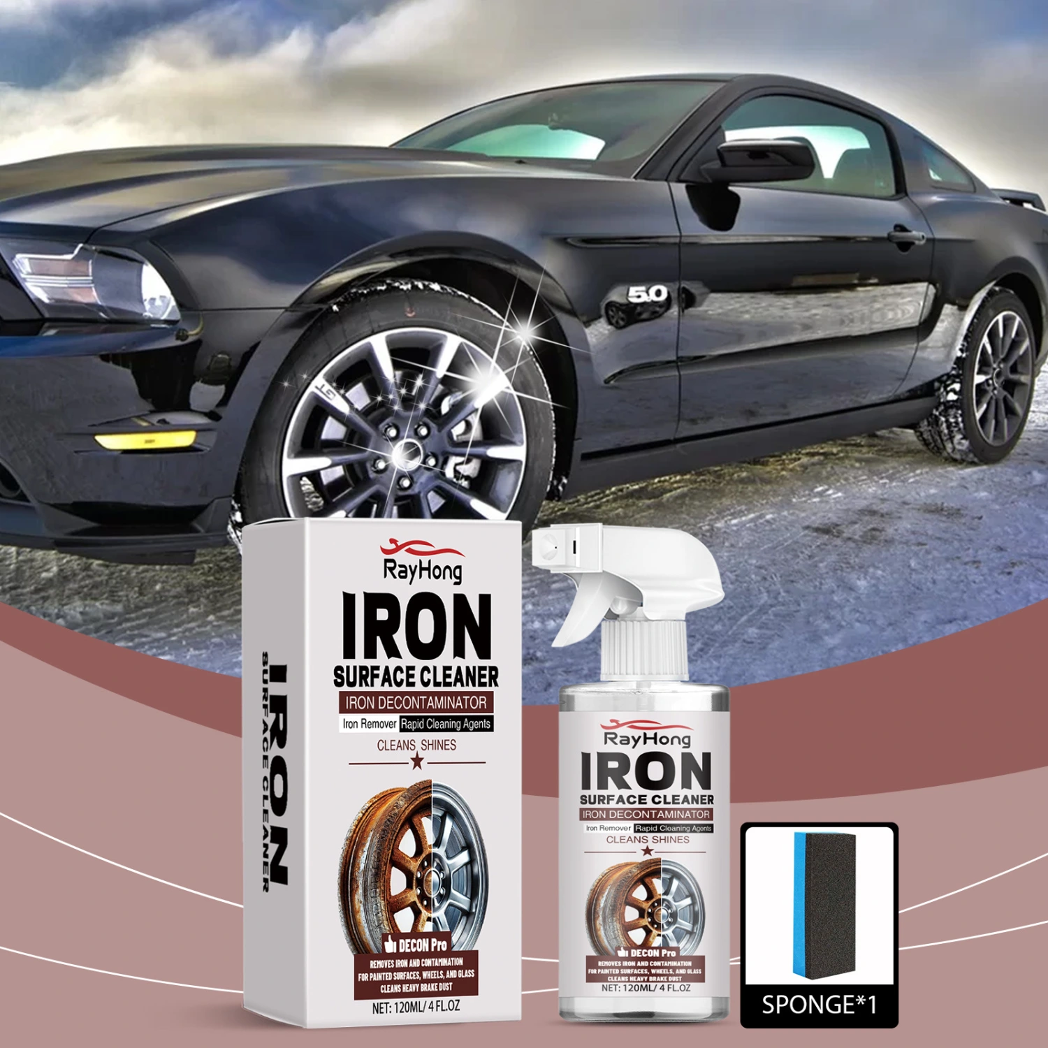 Car Wheel Hub Rust Removing Cleanser